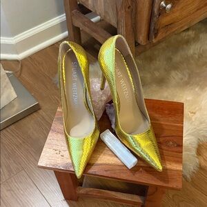 Stuart Weitzman Metallic Pumps